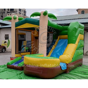 Sistema de entretenimiento <span class=keywords><strong>Saltarin</strong></span> trampolín Toboganes, Juego hinchable al Aire libre - Product Image 2