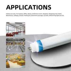 Tubos LED de Iluminación de 60 cm, 120 cm, 2 pies, 4 pies, Carcasa para Lámparas Fluorescentes, <span class=keywords><strong>Tubo</strong></span> LED Integrado de 18 W, <span class=keywords><strong>Tubo</strong></span> de Iluminación LED - Product Image 2