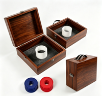 Jeu familial en bois Washer Toss - Léger et portable