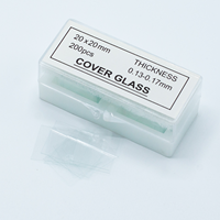 Hot Sale Portable Transparent Quartz Glass Laboratory Slides Microscope Cover 20x20mm Durable Customized OEM Supported Yaohua