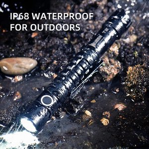 Wuben T2 Trọng lượng nhẹ Mini torch <span class=keywords><strong>AA</strong></span> EDC đèn pin chiến thuật cho cắm trại ngoài trời Đi Bộ Đường dài không thấm nước IP68 Hợp kim nhôm cơ thể đèn - Product Image 6