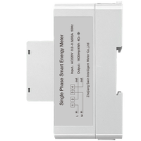 Medidor de Energía Monofásico 4G LTE de Marca Swin para Riel DIN, Prepago/Postpago Inteligente, Clase 1.0, Pantalla LCD, 80A, 230V, 50Hz, Relé Integrado