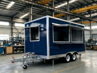 Chariot de restauration BBQ personnalisé en acier inoxydable, camion de restauration rapide, remorque de concession, camion de vente ambulante de hot-dogs, camion de vente de snacks, de frites et autres aliments