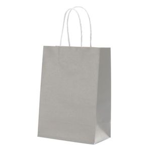 Custom Eco-Friendly Colored Kraft Paper Bag with <b>Twisted</b> Handles for Promotion Coffee Gift Holiday Packaging - Product Image 5