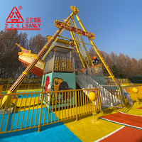 Équipement de parc d'attractions en plein air, manège bateau pirate 24 places avec certificat CE