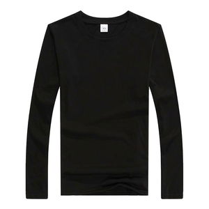 Camiseta de Hombre de Alta Calidad, Cuello Redondo, Manga Larga, Lisa, 100% Poliéster, 180 Gramos, Estilo Casual, para Impresión - Product Image 1