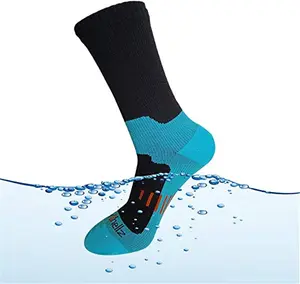 100% 防水透气船员袜子美利奴热线线户外徒步滑雪骑行袜子