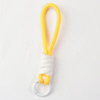 Cordon anti-perte pour téléphone en polyester color-block noué, sangle courte tressée créative pour sac et porte-clés, accessoire de suspension