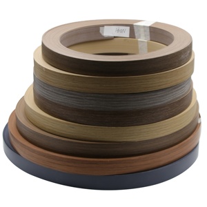 Accesorios para muebles ABS/acrílico/PVC bandas de borde cinta de bandas de borde de alta calidad Tapacanto Borde de Pvc para armarios - Product Image 1