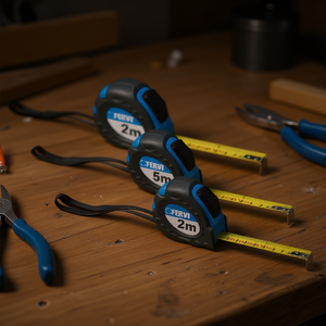 เทปวัดระยะเฟอร์วี 2 ม. 3 ม. 5 ม. ใบมีดเหล็กพร้อมตะขอสำหรับการวัดที่แม่นยำ - Product Image 3