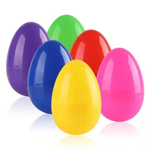 Hete Verkoop 12 Stuks Easter Egg Plastic Eieren Grappige Easter Egg Speelgoed Creatief Cadeau Kinderen Verjaardagsfeestje Decoraties