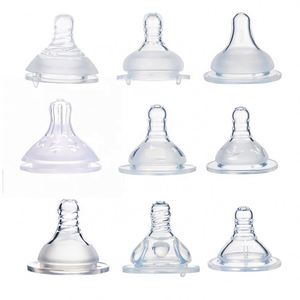 Tetina de alimentación para bebés sin BPA, anticólicos, tallas S/M/L, con cuello ancho en X, tetinas para biberones, tetinas para alimentar a bebés - Product Image 6
