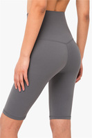 Legging Yoga wanita, legging wanita terasa telanjang untuk musim panas pinggang tinggi, angkat pantat, celana pendek aktif ketat untuk Yoga & Fitness