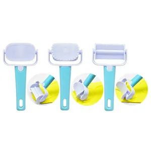 Fondant Cake Tools Plastic Icing Spatel Koekje Ronde Rollende Biscuit Snijmes Deegcirkelsnijder