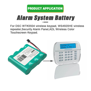 WS4920HE ripetitore Wireless 17000153 <span class=keywords><strong>DSC</strong></span>-BATT2148V sistema di allarme 4.8V 2100mAh batteria di ricambio per <span class=keywords><strong>DSC</strong></span> WTK5504 tastiera senza fili - Product Image 2