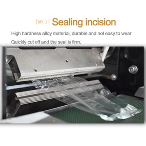 Máy đóng gói dạng Flow Pack Bánh mì Sôcôla Kẹo Lolly Popsicle Máy đóng gói dạng gối - Product Image 3