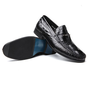 Commercio all'ingrosso ufficio <span class=keywords><strong>scarpe</strong></span> <span class=keywords><strong>da</strong></span> uomo in rilievo alligatore <span class=keywords><strong>scarpe</strong></span> di lusso mocassini per gli uomini modello di partito di marca uomo vestito <span class=keywords><strong>scarpe</strong></span> e oxford - Product Image 1