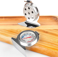 Thermomètre de four numérique en acier inoxydable, pour la cuisine, barbecue, Grill, fumoir