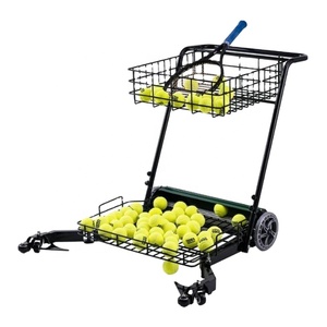 Equipo de entrenamiento de <span class=keywords><strong>tenis</strong></span> multifunción Cesta de viaje para profesores de <span class=keywords><strong>tenis</strong></span> Carrito de pelotas de <span class=keywords><strong>tenis</strong></span> y recolector - Product Image 1