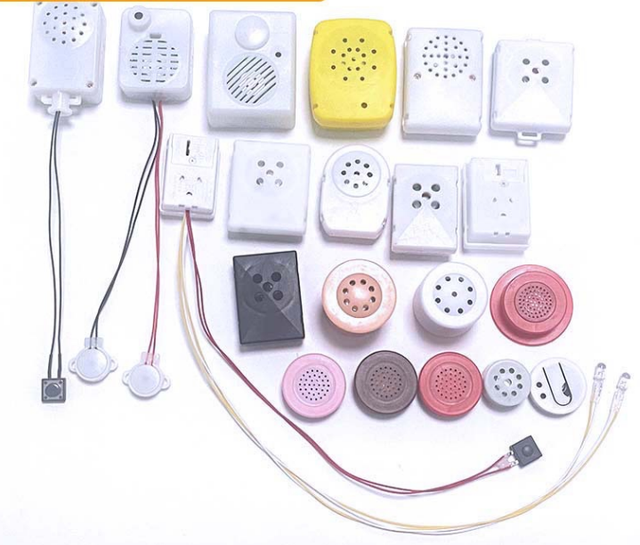 Wholesale Plush Toy Sound Button Various Shape Colo Recording Electronic Musical Movement Custom Buttons Toy