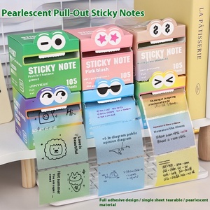 High-Value Color Pull-Out Self-Adhesive Sticky <strong>Notes</strong> Pearlescent Transparent Material Student <strong>Exam</strong> <strong>Note</strong> Stickers - Product Image 2