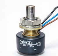 Capteur de position rotatif de précision et potentiomètre, étanche IP65, encodeur de qualité industrielle, série Vert-X GL PL PD WAL