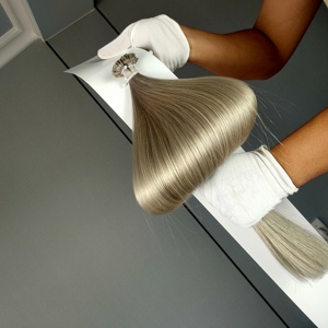 จัสมินบิวตี้ ขายส่งผมต่อแบบเคราตินปลายแบนสไตล์รัสเซียและยุโรป ผมแท้แบบดับเบิ้ลดรอน เรมี่แฮร์ คุณภาพหรูหรา ผลิตในจีน - Product Image 1