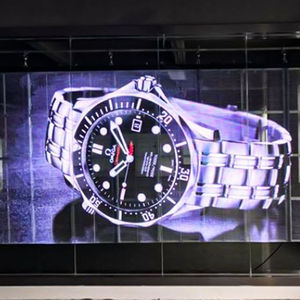 Trong suốt Màn hình <span class=keywords><strong>LED</strong></span> hiển thị với lưới phim cho cửa hàng bán lẻ và trung tâm mua sắm hoạt hình hiển thị - Product Image 2