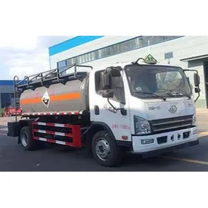 China FAW 4x2 5-10Tons Salzsäure und Natrium hypo chlorit Chemie transporter zum Verkauf