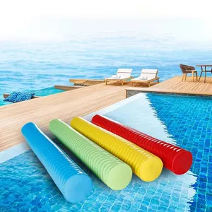 Macarrão de piscina flutuante personalizado de tamanho grande de 117 cm, macarrão branco de espuma para piscina ao ar livre a granel para piscinas