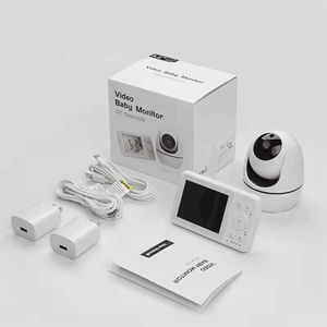 360 degrés vue panoramique clair Vision nocturne sans fil numérique bébé Foon 2 voies Audio 3.2 pouces LCD bébé moniteur pour animaux de compagnie - Product Image 6