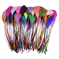 14-20CM/25 Pièces 1 Sac de Plumes de Canard Naturelles pour l'Artisanat DIY Attrape-Rêves Accessoires de Carnaval Accessoires de Vêtement