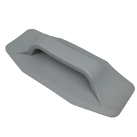 Accessoires de poignée octogonale pour bateau gonflable en PVC, noir/gris, 245x110x45mm