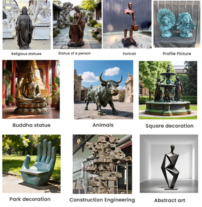 Tượng điêu khắc nữ khỏa thân bằng đồng nguyên khổ phong cách hiện đại, trang trí sân vườn ngoài trời, đang bán - Product Image 5