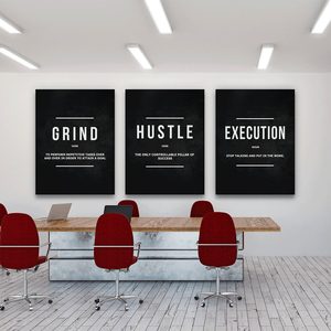 Wall Art Poster Sight Words Poster esecuzione arte moderna impresa <span class=keywords><strong>motivazione</strong></span> pittura pittura decorativa su tela per ufficio - Product Image 3