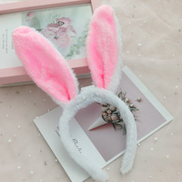 Accessoires vestimentaires de Pâques de la marque CS, modèle CS-L, oreilles de lapin en peluche douces avec LED, bandeau pour fête de Pâques