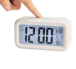 البلاستيك 12/24 ساعة تنسيق الذكية ساعة تنبيه الرقمية للديكور المنزل