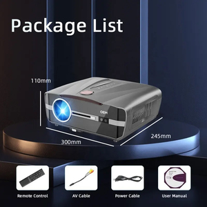 Hiệu suất đáng tin cậy 4k xách tay thông minh Android Máy chiếu di động hỗ trợ văn phòng/video trực tuyến/trò chơi trực tuyến/wireles - Product Image 5