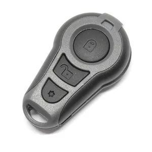 F-iat Positron 3 boutons télécommande clé d'entrée sans clé coque de voiture avec emplacement de batterie de haute qualité