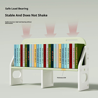 Étagère de lecture pour enfants avec compartiments de rangement, organisateur gain de place pour jouets et livres, présentoir de table, bibliothèque pour enfants