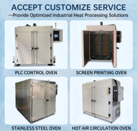 Four de séchage industriel électrique à air forcé à circulation chaude, 200 250 300 degrés, avec PLC et engrenages, haute précision, à air chaud