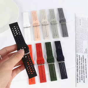 Bracelet de montre en Silicone de 22mm pour <span class=keywords><strong>Amazfit</strong></span> Bip Max, Bracelet de Sport en Silicone pour montre intelligente <span class=keywords><strong>Amazfit</strong></span> Bip 6 - Product Image 3