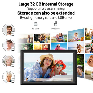 De votre téléphone à leur maison One Tap Endless Joy Transformez leur cadre dans votre fenêtre Cadres photo numériques WiFi de 15.6 pouces - Product Image 4