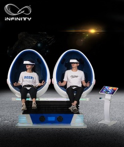 Realidad Virtual 9d Cabinas <span class=keywords><strong>de</strong></span> Vr equipo <span class=keywords><strong>de</strong></span> parque <span class=keywords><strong>de</strong></span> diversiones asientos para 2 personas VR silla peliculas - Product Image 2