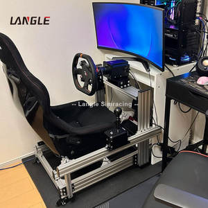 Version de base bricolage 3060 profil en aluminium jeu de conduite simulateur de course de voiture mobile avec Cockpit de course Sim <span class=keywords><strong>4</strong></span> axes - Product Image 2