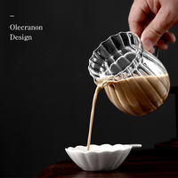 Ensemble tasse à latte et pot à lait en verre-Ustensiles de café avec mini poignée en bois, petit pot à lait, tasse à miel