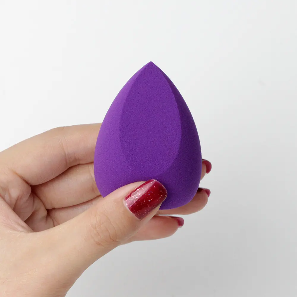 Vonira Beauty Makeup Sponge Blender Make up spugne per miscelare strumenti cosmetici Moq basso Non lattice viola nuovo arrivo Logo personalizzato OEM