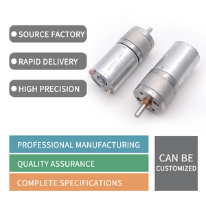 OD 25 mét GM25-370 mini động cơ DC 12 VOLT 3V 6V 24V mô-men xoắn cao tốc độ thấp đảo ngược động cơ điện giảm động cơ bánh động cơ - Product Image 3