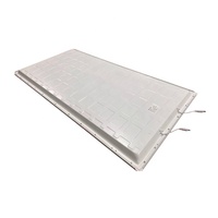 Panneaux LED encastrés ultra-minces pour plafond, en alliage d'aluminium, 60x120, 600x1200, 2x4 pieds, panneau rétroéclairé, 50W, 60W, 72W