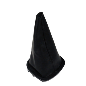 Directo de fábrica, palanca de cambios de coche de cuero negro, polaina de repuesto, perilla de cambio de marchas, cubierta antipolvo, accesorios interiores - Product Image 4